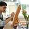 ARTIFY Adjustable Wood Tabletop Painting Easel, Adjustable Angle Drafting Table Easel Drawing and Sketching Board with Smooth Surface, for Artists, Beginners & Student, Z1